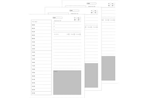 Hwtcjx 3 Stück To Do Listen Block, Tagesplaner Block, Tagesplaner Notizblock, Zeitmanagement Handbuch Aufgabenliste, Daily Planner, Tagesplanung Notizbuch 40 Blatt 26.5 x 18 cm (120 Blatt)