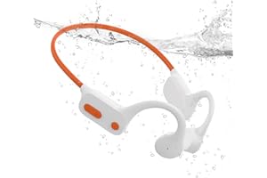 Tayogo W26 Waterproof Bone Conduction Swimming Headphones with Bluetooth & 32GB MP3 – IPX68 Dual-Layer Waterproof, 15-Hour Playtime, Open-Ear Underwater Headphones for Swimming, Running, Water Sports
