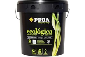 PROA Pintura plástica interior ecológica CALABAZA. 15 L.