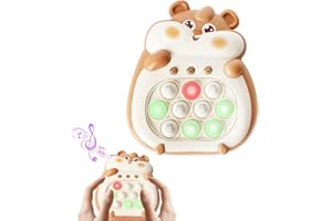 Celeraur Giocattolo Pop It Fidget 2 Tasti a Colori 5 ModalitàPop it Elettronico 200 Livelli Astronauti Silicone Quick Push Bubbles Anti-Ansia Autismo Sensory Toy per Bambini Adulti per 3 4 5 6 7 8