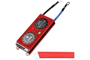HIXIMI LiFePO4 BMS 16S 48 V 100 A, sistema di gestione della batteria al litio e fosfato, con cavi di bilanciamento per LiFePO4 3,2 V