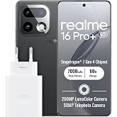realme 16 Pro+ 5G Smartphone 12+512GB, Grey | Battery 7000mAh, Quick Charge 80W, Display 6.8 inches, 144Hz, Camera 200MP, Qua