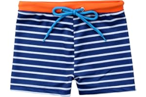 Carolilly Short de Bain Enfant Bébé Garçon Boxer Maillot de Bain Imprimé Natation Plage (6Mois-6Ans)