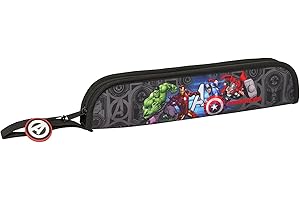 Safta Avengers Vendetta - Portaflautas, Portatodo, Calidad y Máxima Resistencia, Flauta, Instrumento Musical, 37x2x8 cm