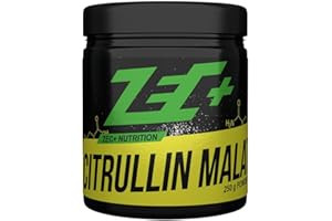 ‎ZEC+ Zec+ Nutrition L-CITRULLIN MALAT Pulver 250g │ Pre Workout Pump Booster | Premium Aminosäuren-Supplement vegan