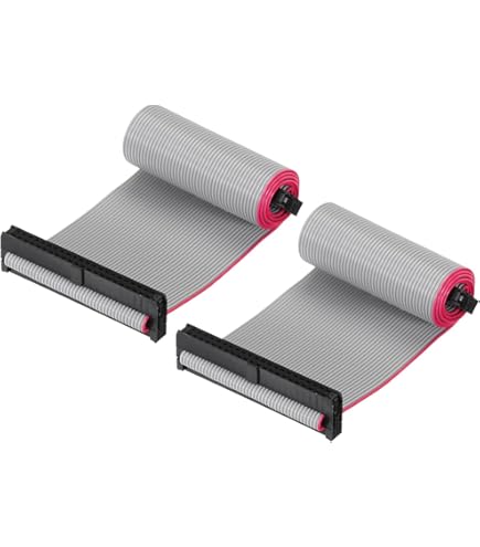 5 Pcs Câble Ruban Plat IDC 2.54mm 20mmx50cm 16 Broches FC-FC Pour PC LED