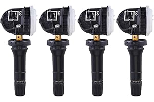 BYNYXI 4PCS RDKS Capteur de pression des pneus TPMS Capteur pour Ford B-Max C-Max Ecosport Fiesta Focus Mondeo Kuga Capteurs de contrôle de la pression des pneus 1862980 V25721237 Capteur RDKS