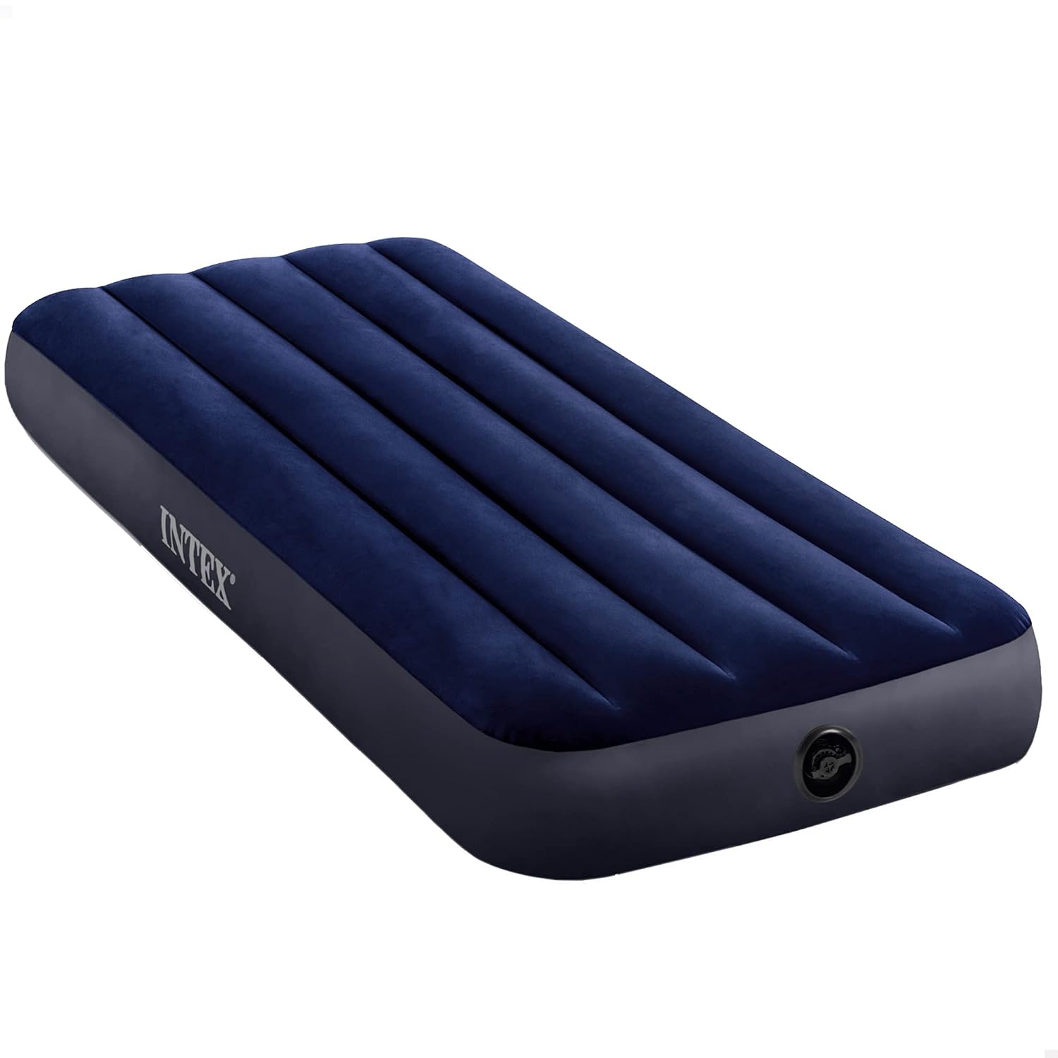 Intex Colchón hinchable Dura-Beam, Cama de aire inflable para camping Color Azul, acampada