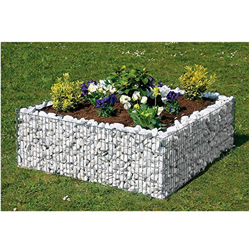 Preisvergleich Produktbild ---- Hochbeet 4- Eck "premium" 120x120x40 cm inkl. Trennfolie