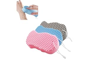 LERKELY Sponge de bain exfoliant super doux, Éponge De Bain Exfoliante Super Douce 3D, Eponge bain exfoliation corps, éponge de spa, Éponge de bain ultra douce pour le corps et la douche