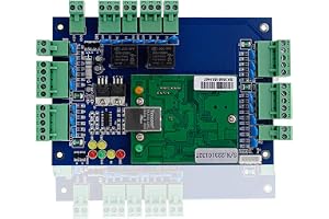 Uoweky Wiegand TCP/IP nätverksåtkomst kontrollkortspanelkontroll för 2 dörrar 4-läsare