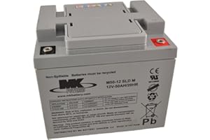 MK BATTERY MK M50-12 SLD M 12V 50Ah Mk Sealed Lead Acid Agm Mobility Scooter Battery
