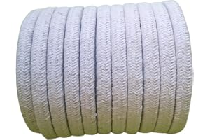 GOONSDS Rope Seals Fire Door - Ceramic Fiber Rope Seals for Stove Heater Heaters Ovens,50mmx50mmx1 meter