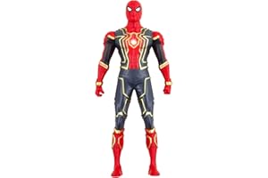 Aheagou Spiderman, action figure per bambini, 17 x 5 cm, personaggi Spider Man Action Figure giocattolo regalo per bambini a partire dai 4 anni in su