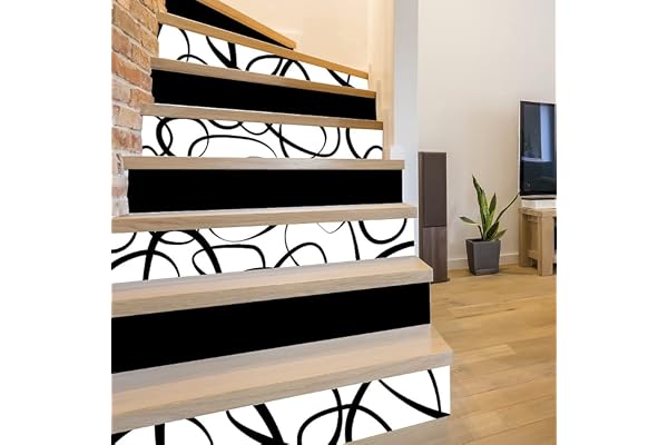 Sticker Escaliers - BLISTER - Lot de 4 Stickers (1m x 17 cm)