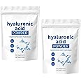 Hyaluronic Acid Powder, Hyaluronic Acid Powder for Skincare, Low Molecular Weight, Skin Moisture Hyaluronic Acid, Water-Soluble Moisturizing Ingredient for DIY Facial Serum & Anti-Aging Skincare