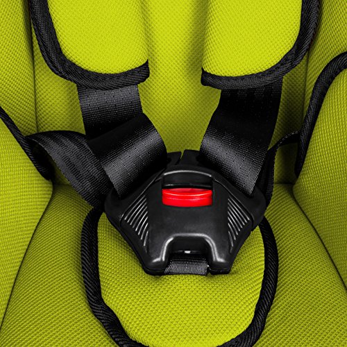 TecTake 400573 Autokindersitz Gruppe I/II/III 9-36 kg 1-12 Jahre, grün/schwarz - 5