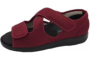 OrtoMed Klettschuhe Senioren Sandale Hausschuh Klettsandale Verband- und Rehaschuhe
