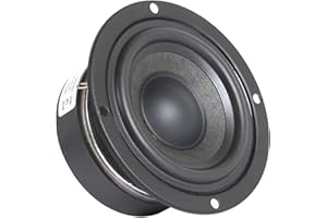 Anlayliay 3 Inch Full Range Speaker Audio Speaker 4 ohm 30W HiFi Speaker Stereo Mid- Speaker DIY Home Amplifier Speaker