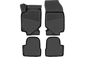 ‎ELEMENT Element Gummimatten Set für OPEL Corsa F, 2019-2024, Schrägheck, (PASST Nicht IN Elektro) | 100% passgenaue Auto Fußmatten, Gummimatten Auto, Auto Fussmatten Gummi, Schwarz