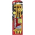 Colgate Toothbrush 360 Extra Soft Gold Charcoal Toothbrush Pack Of 3