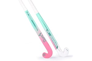 Kookaburra Unisex Jugend Twist Hockey Stick Hockeyschläger, Blaugrün/Rosa/Weiß, 36" Light
