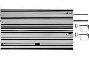 Einhell Circular saw accessory Aluminium guide rail 2x1000 mm (compatible with plunge saw & Einhell Expert handheld circular saw, precise and straight cuts, gripper strips for a non-slip underside)