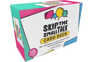 Skip the Small Talk Card Deck: 100+ Questions to Start Conversations That Actually Matter!