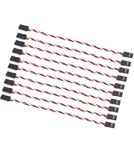 YIXISI 10 Stück RC Servo Verlängerungskabel 150mm 3pin JR Stecker Für