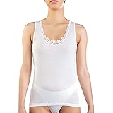 Generico Canotta Intima Donna Caldo Cotone Offerta 3-6 Pezzi Canottiera Donna Spalla Larga Maglietta Intima Donna Spalla Larg