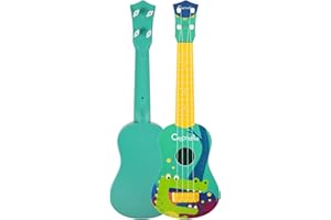 A-Star Little Star Crocodile Ukulele Giocattolo Musicale Divertente per Bambini - Corde in Nylon