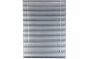 OWIJI Veneziana Grigia PVC Dimensioni 80 x 160 cm Lamelle Regolabili Privacy Protezione Solare Casa Ufficio