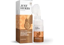 Just Herbs Brightening Foaming Face Wash With Vitamin C, Papaya and Lemon for Dark spot Reduction and Clear Skin - 100ml
