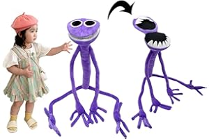 GUPE 2023 Brandneuer verformbarer lila Regenbogen Freund, lila Freund Plüschtier, Lange Beine 31"/80cm große Augen lila Monster Regenbogen Freund, perfektes Kinder Fans (1PC)