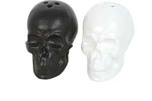 SOMETHING DIFFERENT WHOLESALE Salero y pimentero de calavera, perfecto para Halloween o uso durante todo el año