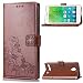 Produktbild Lenovo Vibe C2 Case, Premium PU Leather Wallet Pouch Flip Cover Case Anti-Scratch Defender CoverDurable for Lenovo Vibe C2 (Brown)