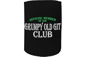 123T Stubby Holder - offcial Grumpy - Funny Novelty Birthday Can Cooler Tall