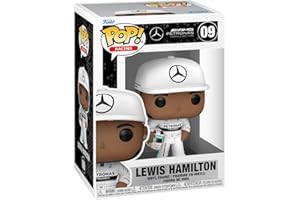 Funko Pop! Racing: Racing - Lewis Hamilton With Helmet - Mercedes-Benz - Collectable Vinyl Figure - Gift Idea - Official Merchandise - Toys for Kids & Adults - Sports Fans