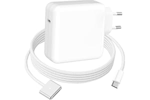DODAUG Mac Book Air Pro Ladekabel, 70W M3 Ersatz Ladegerät mit 2M USB C auf T-Tip(M3) Geflochtenes Kabel für MacBook Air 13, 15 inch(2022~2024), MacBook Pro 14, 16 inch(2021~2024), M4/M3/M2