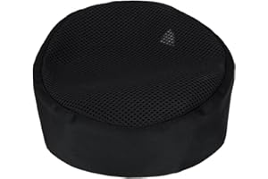 STBNVF Chef Hat, Chef Hats for Men, Chef Cap, Chef Hats, Black Chef Hat, Adjustable Kitchen Cooking Caps with Breathable Mesh Top, for Home Kitchen and Restaurants (Black)