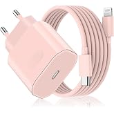Fast Charging Charger for iPhone 14/14 Pro/14 Pro Max/14 Plus 13 12 11 SE XR X XS 8, 25W USB C Carregador Quick Plug with 2M