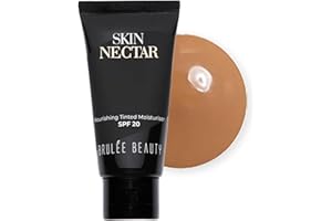 Brulée Beauty Skin Nectar | Luminous SPF20 CC Cream | Medium-Full Coverage Foundation | Lightweight, Hydrating Tinted Moisturiser | Skin-Like Flawless Finish | Vegan & Cruelty Free | Shade Four