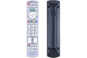 GOUYESHO N2QAYB000572 zamiennik pilota pasuje do telewizora Panasonic Viera, kompatybilny z TX-LR32DT30 TX-L32DT30Y TX-L37DT30B TX-L37ETS51 TX-L42ETN53 TX-P46ST32Y TX-P50ST33J