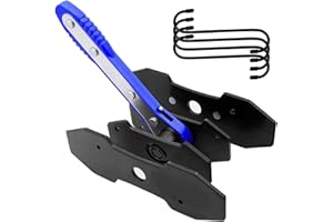 ‎NEWTIC Newtic 7 Teiliges Set Rückstell Werkzeug, Bremskolbenrücksteller Bremskolben Rückstellwerkzeug, Ratschen Bremssattelpresse mit 4 Bremsbelag-Ersatzhaken und 2 Stahlplatten