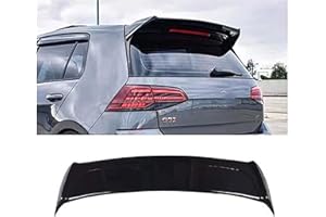KJGE Premium ABS Auto Heckspoiler Spoiler für VW Golf 7 7.5 GTI R JQR-K 2014 2015 2016 2017 2018 | Car Kofferraum Spoiler Heckklappe Heckflügel Lippe