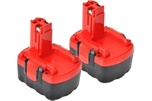 VANTTECH 14.4V 4.8Ah Ni-MH Replacement for Bosch Battery BAT038 BAT040 BAT041 BAT140 BAT159 2607335275 2607335533 2607335534 2607335711 (2 Pack)