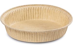 Guardini, Set di 6 stampi torta Ø 9 cm, Monouso, Carta da forno antiaderente, 100% riciclabile, Avana, Made in Italy, Linea Easy Bake Bio