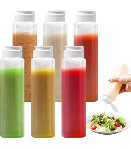 3 Pièces Recipient Sauce, 300ml Bouteille à Condiments Plastique Bouteille Vinaigrette Avec Couvercle Sans Bpa Anti Fuite Bouteille Sauce Flacon Pour Sauces Vinaigre Et Huile Dolive 87914652