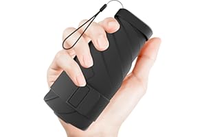 Moorrlii Travel Mini Umbrella for Purse With Case-Small Compact UV Umbrella Protection Sun-Lightweight Tiny Pocket Umbrella with Case for Women, Girls