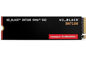 WD_BLACK SN7100 2TB NVMe SSD, M.2 2280 Prędkością odczytu do 7250 MB/s, Next Gen TLC 3D NAND, WD_BLACK DASHBOARD, do 1,200TBW, Zaprojektowany z myślą o laptopach i przenośnych konsolach do gier